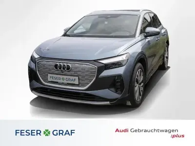Gebraucht Audi Q4 e-tron Ambiente 125 kW (170 PS) 2023 Geysirblau metallic SUV