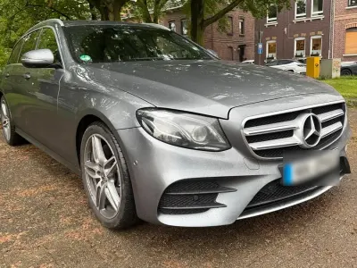 Brugt Mercedes E200 AMG line 150 HK (110 kW) 2019 Grå Stationcar