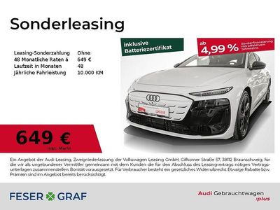 Gebraucht Audi A6 e-tron Performance 269 kW (367 PS) 2025 Gletscherweiß metallic Kombi