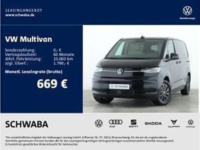 Neu VW Multivan Goal 204 PS (150 kW) 2025 Schwarz (deep black perleffekt) Van