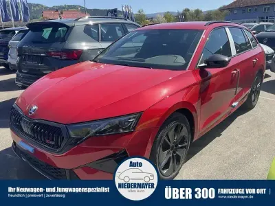 Ny Skoda Octavia RS 265 HK (194 kW) 2026 Rød Stationcar