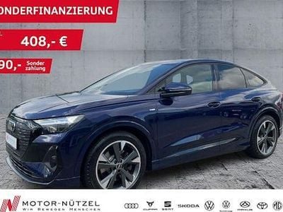 Gebraucht Audi Q4 Sportback e-tron S-Line 219 kW (299 PS) 2022 Navarrablau metallic SUV