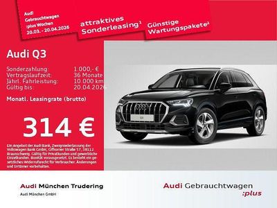 Gebraucht Audi Q3 Advanced Plus 150 PS (110 kW) 2025 Mythosschwarz metallic SUV