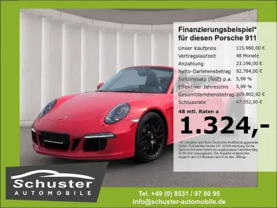 Begagnad Porsche 911 Carrera Cabriolet 430 HK (316 kW) 2015 Röd Cab