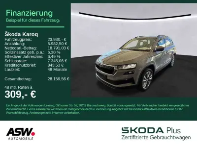 Gebraucht Skoda Karoq Style 116 PS (85 kW) 2023 Steelgrau SUV