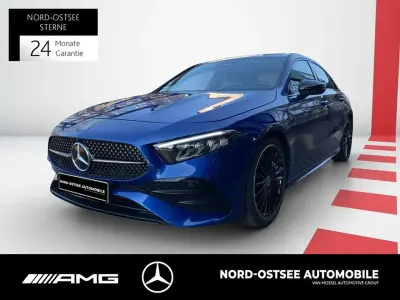 Gebraucht Mercedes A200 AMG line 150 PS (110 kW) 2024 Metalliclack spektralblau Limousine