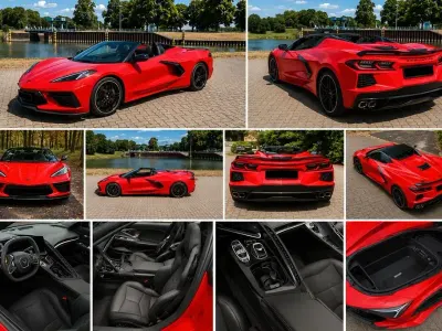 Gebraucht Corvette Stingray 495 PS (364 kW) 2022 Rot Cabrio