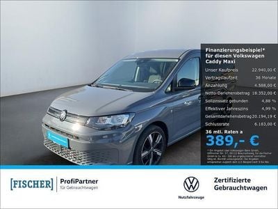 Gebraucht VW Caddy Maxi Life Life 114 PS (83 kW) 2021 Grau Van / Kleinbus
