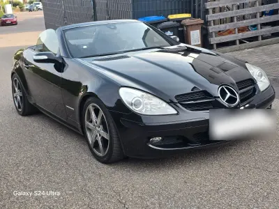 Gebraucht Mercedes SLK200 163 PS (119 kW) 2007 Schwarz Cabrio