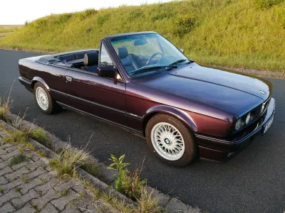 Gebraucht BMW 318 Cabriolet Performance 113 PS (83 kW) 1993 Violet Cabrio