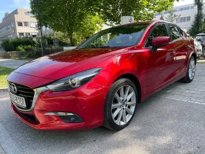 Gebraucht Mazda 3 Sports-Line 165 PS (121 kW) 2018 Rot Limousine