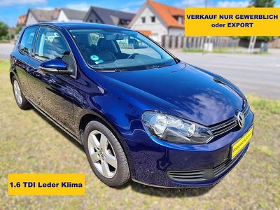 Gebraucht VW Golf VI Comfortline 105 PS (77 kW) 2010 Shadow blue metallic Kleinwagen