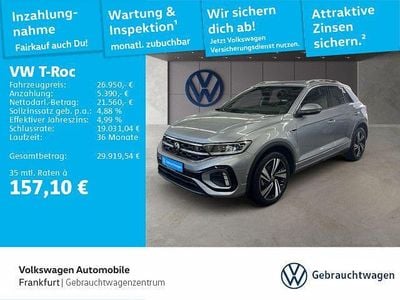 Gebraucht VW T-Roc R-line 150 PS (110 kW) 2023 Pyritsilber metallic SUV