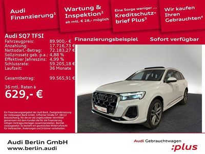 Gebraucht Audi SQ7 Ambiente 507 PS (372 kW) 2024 Gletscherweiß metallic SUV