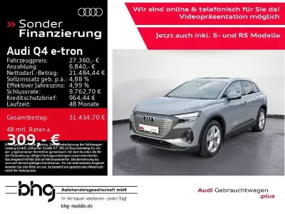 Gebraucht Audi Q4 e-tron Basis 125 kW (170 PS) 2023 Grau SUV