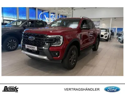 Nowe Ford Ranger Wildtrack 205 KM (150 kW) 2025 Czerwony Pickup