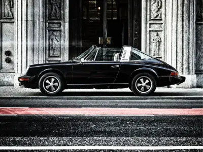 Gebraucht Porsche 911 150 PS (110 kW) 1973 Schwarz Cabrio
