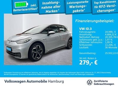 Gebraucht VW ID.3 Pro Performance 150 kW (204 PS) 2023 1t scale silver metallic Kleinwagen