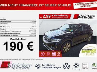 Gebraucht VW T-Roc Goal 116 PS (85 kW) 2025 Schwarz SUV