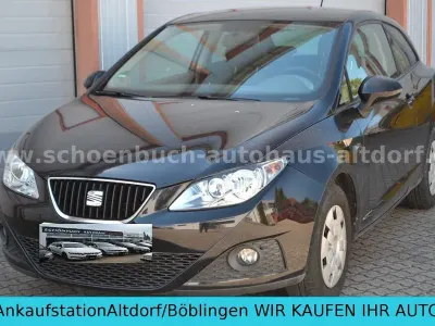 Gebraucht Seat Ibiza SC Style 86 PS (63 kW) 2010 Schwarz metallic Kleinwagen