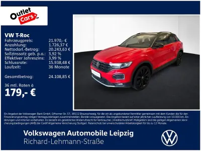 Używany VW T-Roc Sportline 150 KM (110 kW) 2022 Czerwony SUV