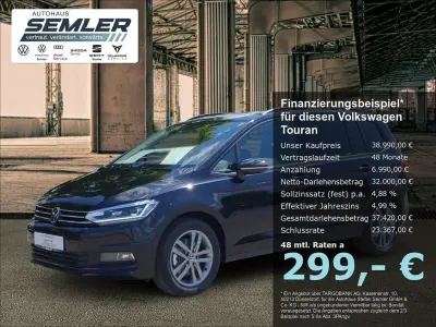 Neu VW Touran Comfortline 150 PS (110 kW) 2026 Schwarz Van / Kleinbus
