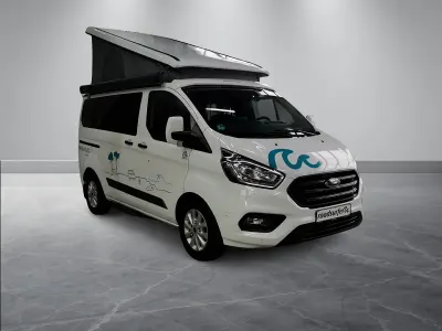 Gebraucht Ford Transit Custom Nugget 170 PS (125 kW) 2023 Weiß Van / Kleinbus