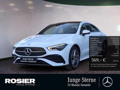 Gebraucht Mercedes CLA250e AMG 218 PS (160 kW) 2024 Weiss / digitalweiss (metallic) Limousine