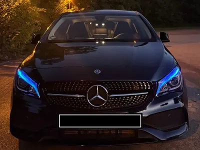 Gebraucht Mercedes CLA200 AMG line 165 PS (121 kW) 2019 Blau Coupé