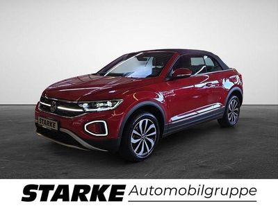 Gebraucht VW T-Roc Cabriolet Style 150 PS (110 kW) 2025 Rot (kings red metallic) Cabrio