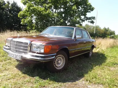 Brugt Mercedes 450 286 HK (210 kW) 1976 Brun Sedan