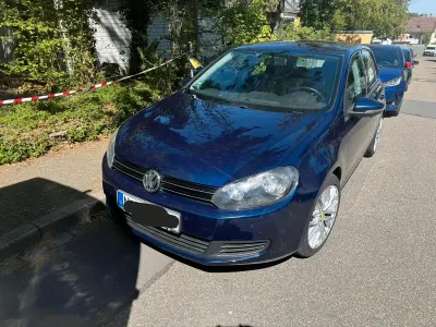 Gebraucht VW Golf VI Comfortline 140 PS (102 kW) 2009 Blau Kleinwagen