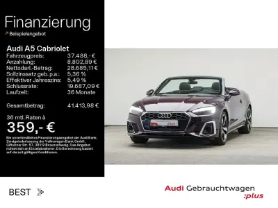 Gebraucht Audi A5 Cabriolet S-Line 204 PS (150 kW) 2022 Merlin perleffekt (metallic) Cabrio
