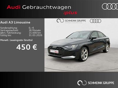 Manhattangrau metallic Gebraucht 2025 Audi A3 Advanced Plus Limousine | 34.880 € (Etwas zu teuer)