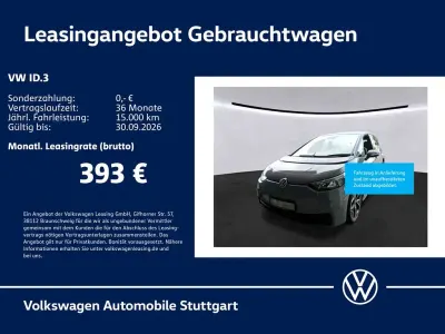 Gebraucht VW ID.3 Pro 150 kW (204 PS) 2023 Mondsteingrau/schwarz Kleinwagen