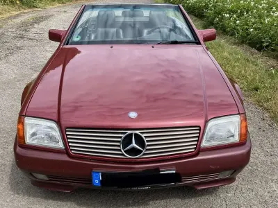 Gebraucht Mercedes SL500 326 PS (239 kW) 1992 Rot Cabrio