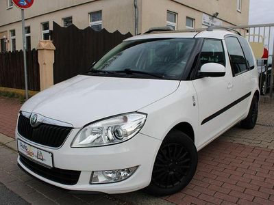 Gebraucht Skoda Roomster Family 69 PS (50 kW) 2012 Weiß Van / Kleinbus