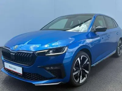Gebraucht Skoda Scala Monte Carlo 150 PS (110 kW) 2025 Raceblau metallic Kleinwagen