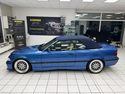 Gebraucht BMW 320 Cabriolet Sport Line 150 PS (110 kW) 1998 Blau Cabrio