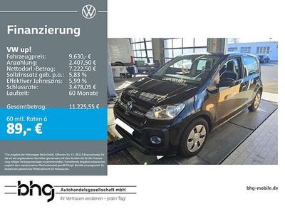 Gebraucht VW up! high up! 90 PS (66 kW) 2017 Schwarz Kleinwagen
