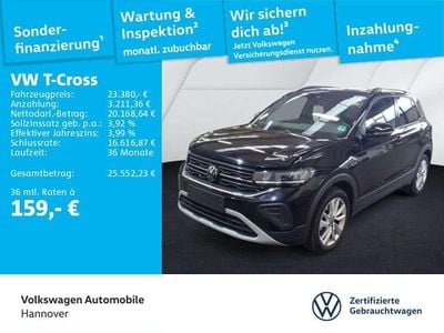 Schwarz Gebraucht 2025 VW T-Cross Goal SUV | 23.380 € (Guter Preis)