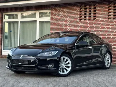 Brugt Tesla Model S 225 kW (306 HK) 2015 Sort Hatchback
