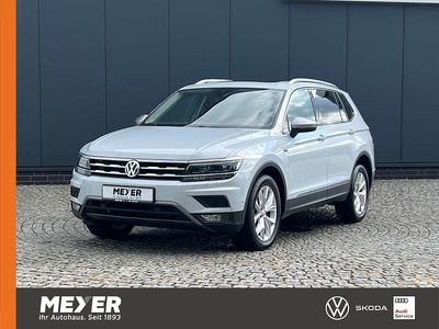Gebraucht VW Tiguan Allspace Highline 190 PS (139 kW) 2018 White silver metallic SUV