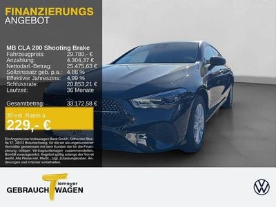 Gebraucht Mercedes CLA200 Shooting Brake Progressive 163 PS (119 kW) 2024 Schwarz Kombi