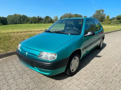 Gebraucht Citroën Saxo 55 PS (40 kW) 1996 Grün Kleinwagen