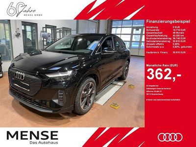 Gebraucht Audi Q4 Sportback e-tron Advanced Plus 150 kW (204 PS) 2022 Mythosschwarz SUV