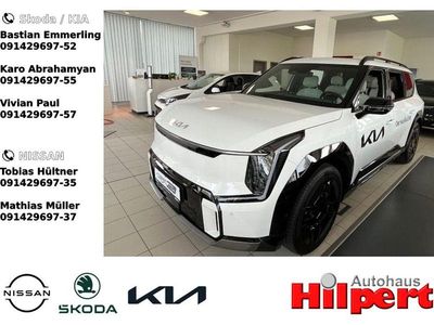 Gebraucht Kia EV9 GT-Line 283 kW (385 PS) 2024 (swp) snow white pearl m (metallic) SUV