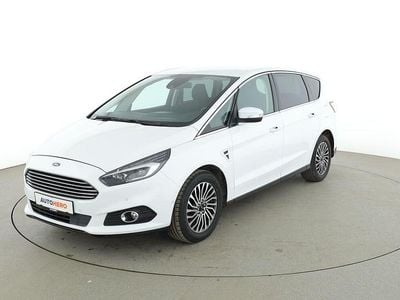 Gebraucht Ford S-MAX Titanium 150 PS (110 kW) 2019 Weiß Van / Kleinbus