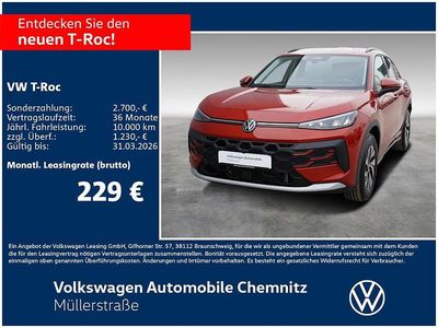 Neu VW T-Roc Life 116 PS (85 kW) 2026 Rot SUV