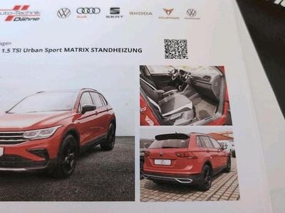 Gebraucht VW Tiguan Sport 150 PS (110 kW) 2023 Rot SUV